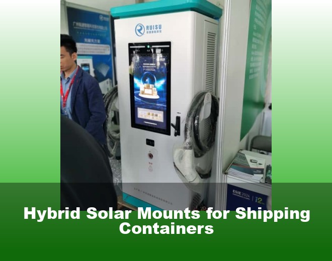 Hybrid Solar Mounts for Shipping Containers
